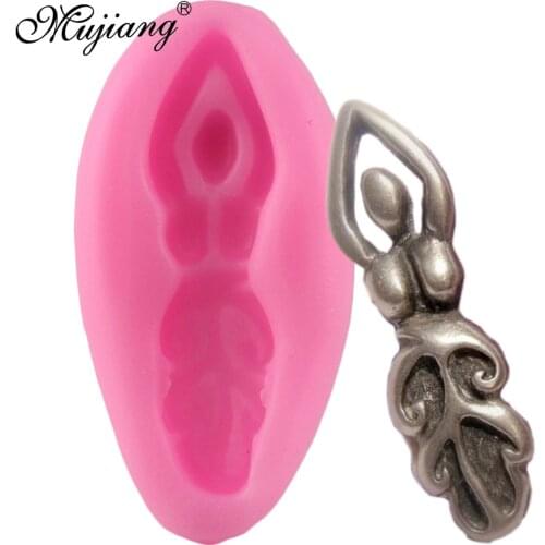 Mujiang 3D Tree Earth Roots Goddess Silicone Mold Fondant Candy Chocolate Clay Mould Kitchen Baking Cake Decorating Tools