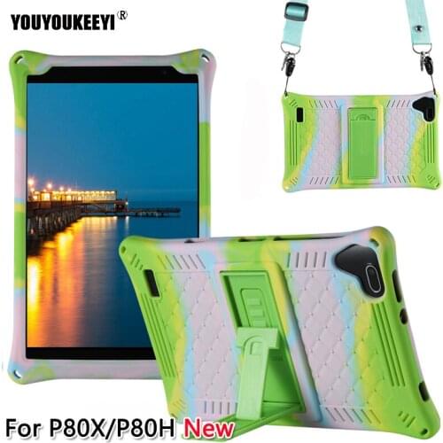 New Camouflage Thickened Silicone Case For Teclast P80H NEW 8.0inch Tablet Anti-fall Protective Sleeve Cover For Teclast P80X