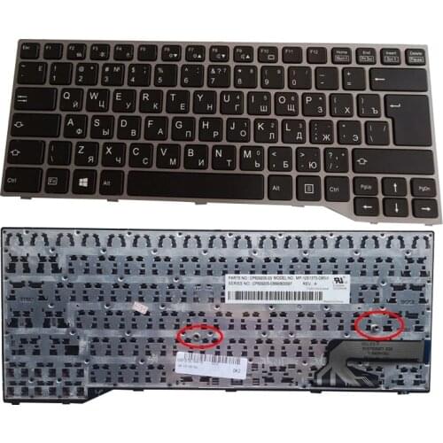 New RU FOR Fujitsu Lifebook E733 E734 E743 E744 keyboard Without Backlit Russian laptop keyboard