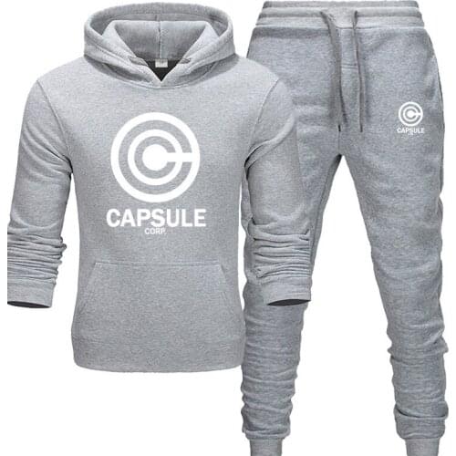 New sweatshirt mens suit running fitness sportswear casual mens hoodie + pants jogging sports suit mens suit 2020