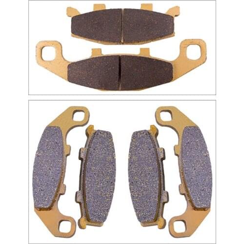 400CC Motorcycle Front and Rear Brake Pads Set For KAWASAKI GPX400 GPX400R ZX400 F1 1987 GPZ400 GPZ400R D4 1988 GPX 400 GPZ 400
