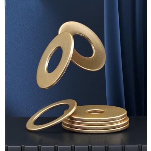 M2M3M4-M20 Copper flat washer thickened brass washer metal screw flat washer GB97