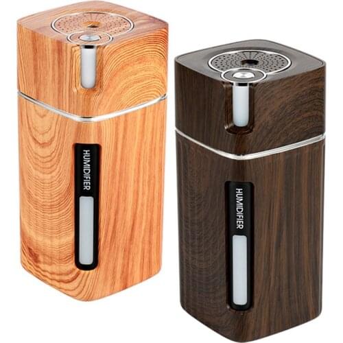 Portable Air Humidifier 300ML Water Diffuser with Light USB Ultrasonic Cool Humidificador Mist Maker Fogger