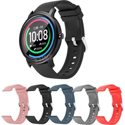 20mm Silicone Strap For Xiaomi Mibro Air / Mibro Color SMART WATCH Accessories Men Women Replacement Bracelet