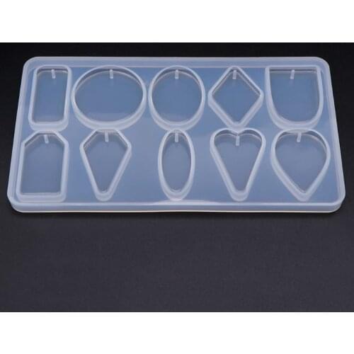Silicone Mold DIY Jewelry Making Necklace Pendant Molds Handmade Crafts Geometric Shape Professional Epoxy Resin Gifts PXPB