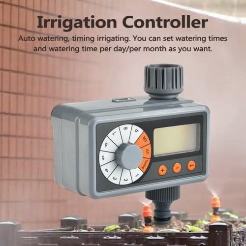 LCD Screen Garden Irrigation Control Device Auto Water Saving Irrigation Controller Digital Plant Watering Timer