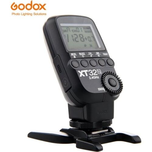 Godox XT32N XT-32N 2.4G Wireless 1/8000s High-speed sync Flash Trigger for Godox X System Flash XTR-16 XTR-16S for Nikon DSLR