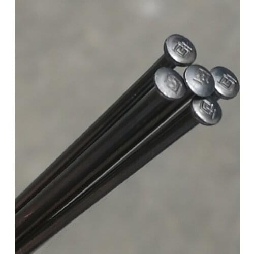 10 piezas por lote DT Swiss Champion 14 G 2,0mm bicicleta de montaña de tiro recto radios de bicicleta de carretera de Color