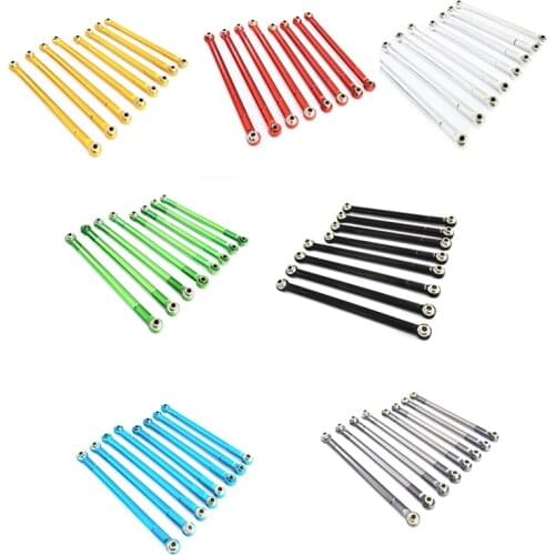 Promotion! for MN86S MN86 MN86KS MN86K MN G500 Upgrade Parts 8PCS Metal Pull Rod Link Rod Linkage 1/12 RC Car Accessories