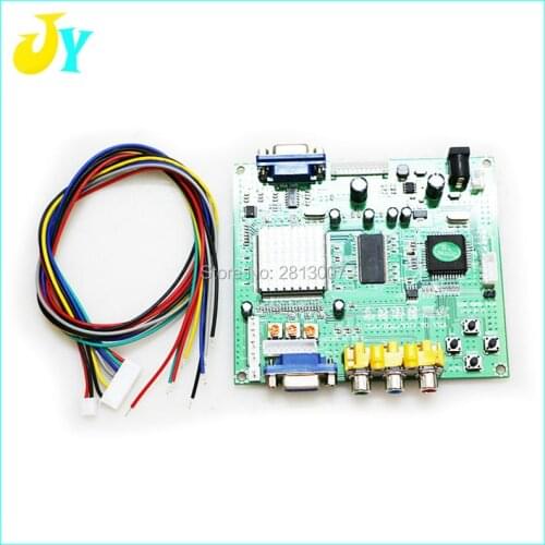 Arcade Game CGA/EGA/RGBS/RGBHV/YUV/YPBPR to VGA HD Video converter board GBS-8200 standard VGA output free shipping