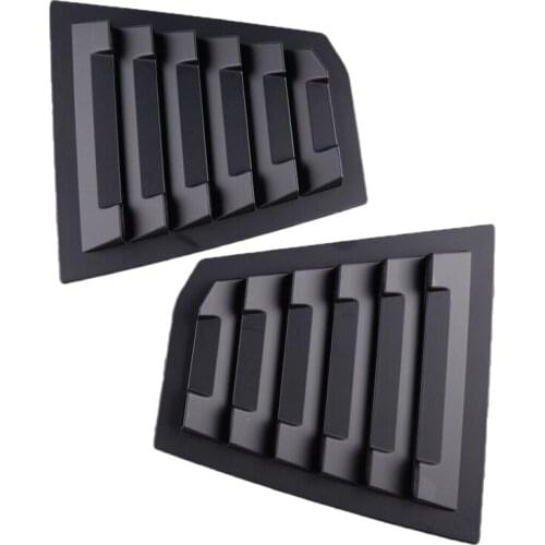 Car Rear Side Window Quarter Scoop Louver Shutter Cover Trim for Chevrolet Cruze 2017-2018