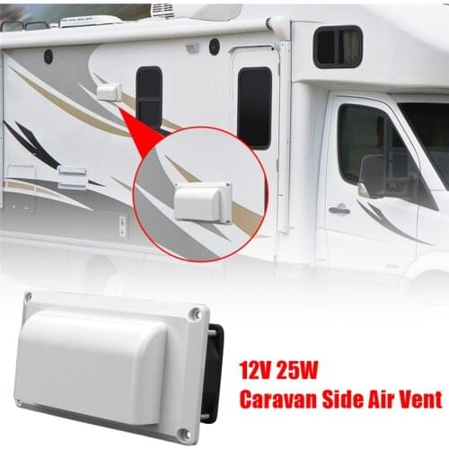 Car Accessories for RV Camper Trailer Motorhome Boat Marine Yacht 12V 25W Exhaust Fan Caravan Side Auto Air Vent Ventilation