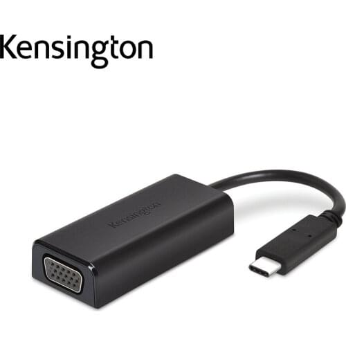 Kensington Original CV2000V USB-C HD VGA Adapter Full HD 1080P Thunderbolt 3 Compatible for ChromeOS/MacOS/Win Projector K33994