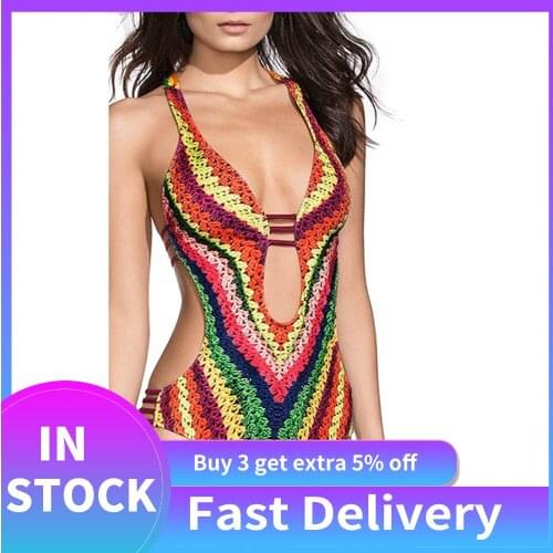 Swimming Suit For Women Bandage Monokini Bikini Push Up Padded Bra Swimwear Swimsuit High Waisted Bathing Suits Купальник
