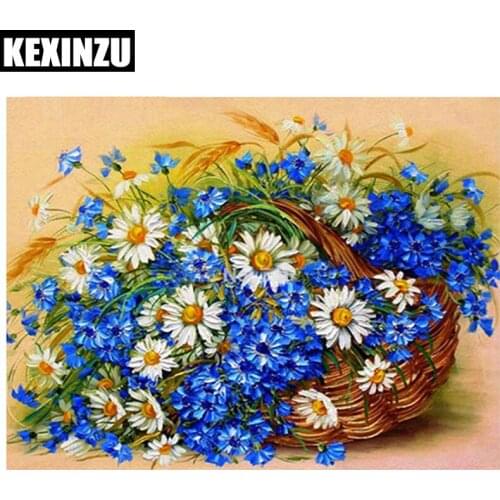 New Diamond Embroidery 5D DIY Diamond Painting Lavender Flower Baskets Diamond Painting Cross Stitch Rhinestone Mosaic