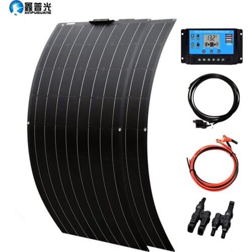 New High Efficiency Solar Panel 18V 120W Flexible Monocrystalline Cell Solar Panels Kits 240W 360W 600W System 1175*540*3 mm