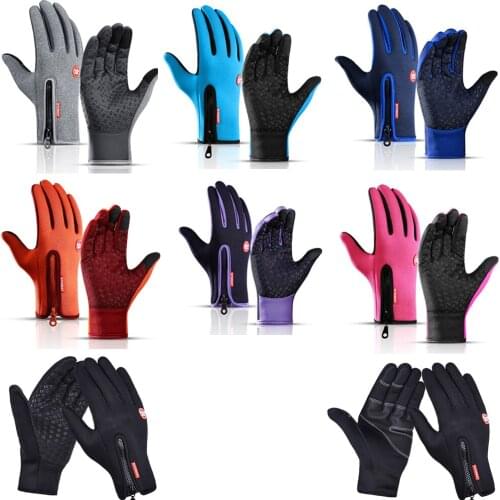 Kyncilor Autumn/Winter Cycling Gloves For Man/Women Waterproof And Velvet Touch Screen Warm/Windproof Mountain Road Bike Gloves