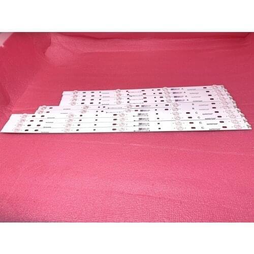 LED Backlight strip 5/4 lamps For AKAI 55'' TV AKTV551 JS-D-JP5520-A41EC B51EC C51EC (60416) MS-L0956