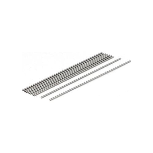 1.5mm Dia 100mm Length HSS Round Shaft Rod Bar Lathe Tools Gray 20pcs