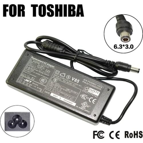 15V 4A 6.3*3.0MM 60W Replacement For Toshiba For Satellite PA3282U-1ACA PA2450U-00489A 3220 Laptop AC Charger Power Adapter