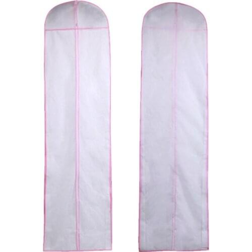 20pcs/lot 180cm Non-woven Bridal Gown Formal Dress Evening Wedding Dresses Dust Cap Bag Garment Clothing Storage Cover ZA4230