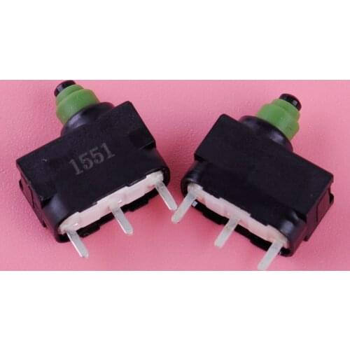 DWCX Car 2pcs 3 Pin Lock Ignition Micro Switch Button Fit for Audi A6L Q7 J518 Module