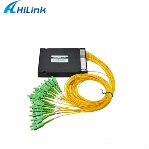 Free Shipping By DHL! ABS Box Single Fiber 1310nm-1610nm 16CH CWDM Mux/Demux Module