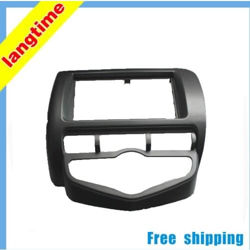 Free shipping-car refitting dvd frame/dvd panel/audio frame for 2006 Honda Fit/Jazz (Aircon auto,for driver in right ), 2DIN