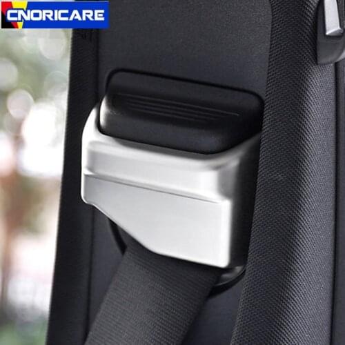 Car Safety Belt Cover Decoration Sticker Trim For Mercedes Benz E Class W213 S Class C217 GLS X166 2010-18 Interior Accessories