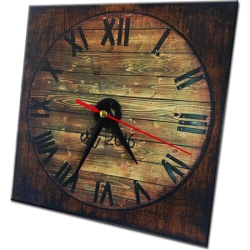 Wood Table clock desk clock relogio de mesa настольные часы reloj de escritorio
