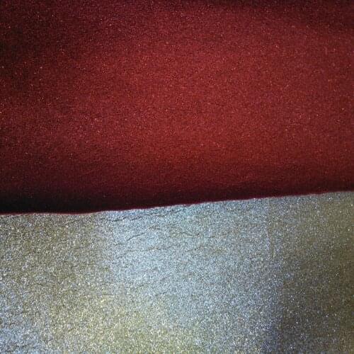 Bling Bling Wine Red and Champagne Glitter Felt Fabric handmade Nonwoven Decoration DIY Felt Fabric 15x15cm
