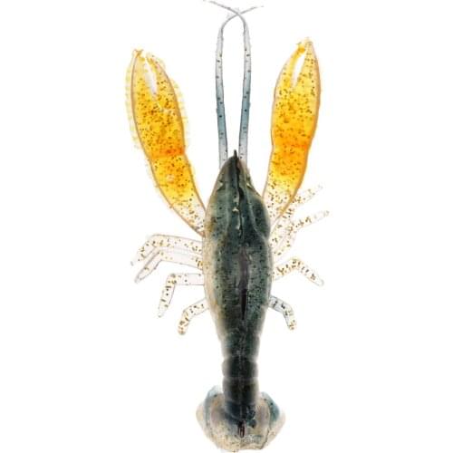 Artificial Environmentally Friendly Soft Silicone Lobster Fishing Lure Vivid Fishing Bait