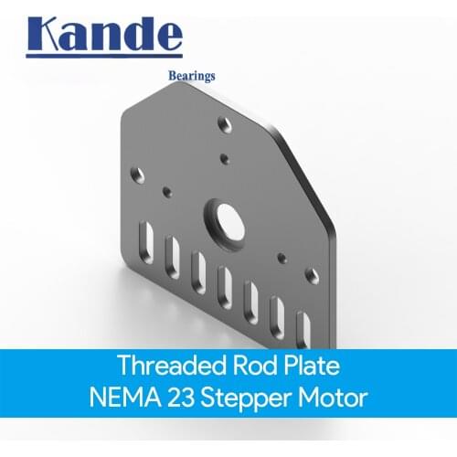 Kandebearings OpenBuilds Threaded Rod Plate - NEMA 23 Stepper Motor