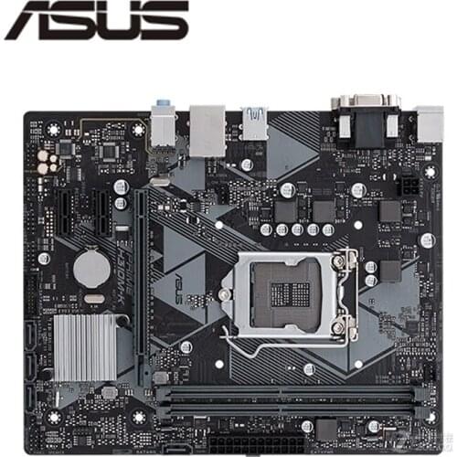 For Asus PRIME H310M-K Original Used Desktop Intel H310 H310M DDR4 Motherboard LGA 1151 i7/i5/i3 USB3.0 SATA3