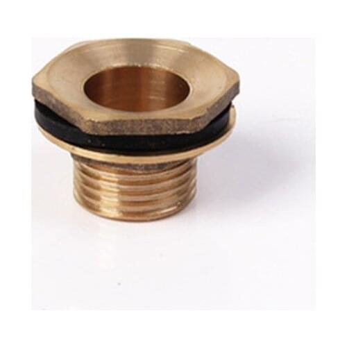 Copper Water Tank Connector 1/2" 3/4" 1" Male Brass Pipe Single Loose Key Swivel Fittings Nut Jointer