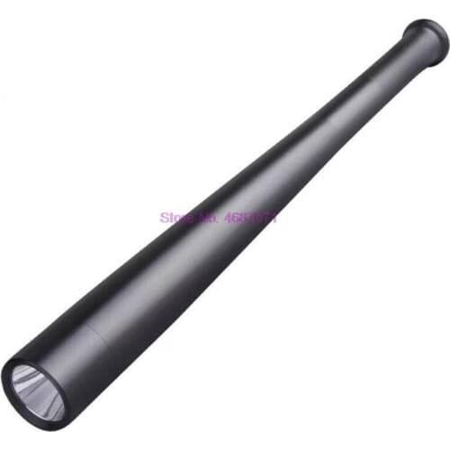 By DHL 50pcs Outdoors Emergency LED Long Flashlight Rechargeable Self Defense Glare Flashlight Multifunction Baseball Bat