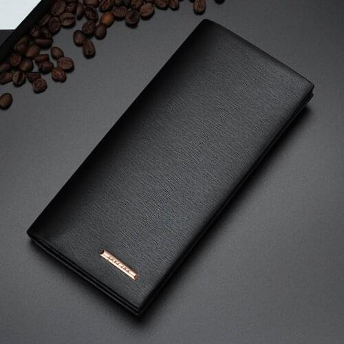 Wallet men long microfiber leather purse Korean version of the multi-function 12 card wallet billetera hombre 2020 mens wallet