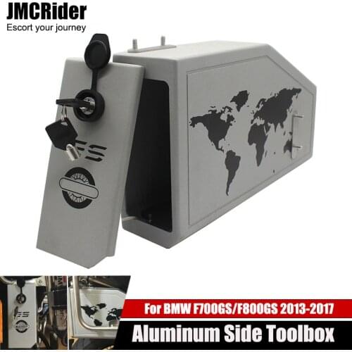 New For BMW F 800 GS F 700 GS 800GS F800 F700GS F800GS Tool Box Decorative Aluminum Box Toolbox 5 Liters for Left Side Bracket