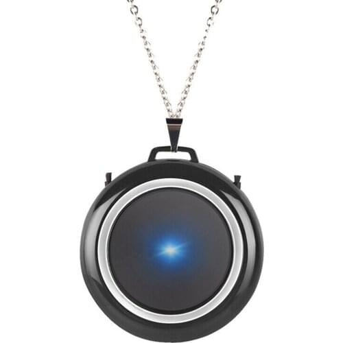 USB Portable Wearable Air Purifier Personal Mini Air Necklace Negative Ion Air Freshener No Radiation Low Noise for Adult Kid