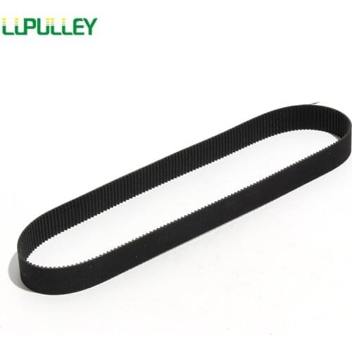 LUPULLEY S2M Rubber Timing Belt 4/6/10/15mm Width Pitch Length S2M 2024/2148/3000/3672/3828mm For 3D Printer Machine