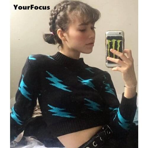 Женские вязаные пуловеры YourFocus China At AliExpress