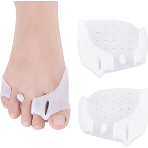1Pair Silicone Finger Toe Separators Orthotic Toe Straighteners Stretchers Hammer Toe Pain Relief Foot Care Tools Health