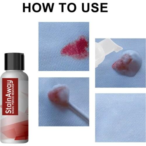 1Pcs Multi-functional Blood Stain Cleaner Clothes Sweat Stain Remover Underwear Antibacterial Blood Stain Dry Agent Cleaning