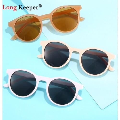 2020 Fashion Round Kids Sunglasses Girls Children Goggle Baby Boys Anti-UV Sun Glasses Shades Colorful UV400 Eyewear