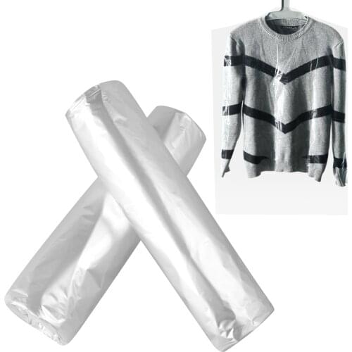 OUNONA 50pcs 60x100cm Clothes Dust Cover Disposable Garment Dust Shield Garment Suit Bag