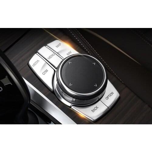 Car multimedia control buttons decorative sticker Fit for BMW x1/x3/x4/x5/x6/1 series/2 series /3 seriesGT/ 5 series