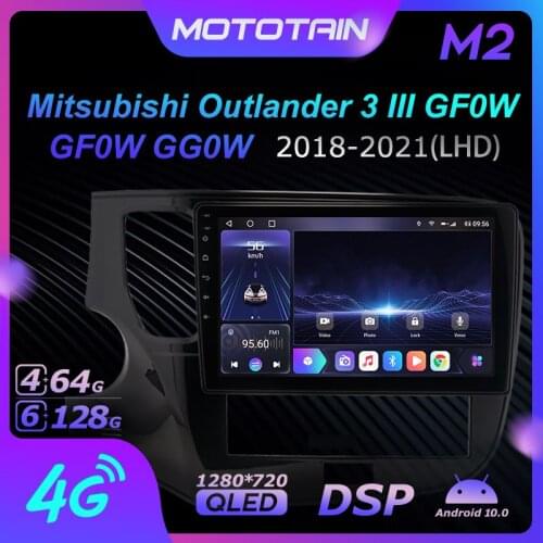 Ownice 6G+128G Android 10.0 Car Radio For Mitsubishi Outlander 3 III GF0W 2018 - 2021 Multimedia Player Video 4G LTE GPS Navi