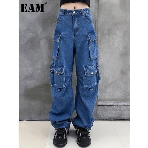 Широкие джинсы EAM China At AliExpress