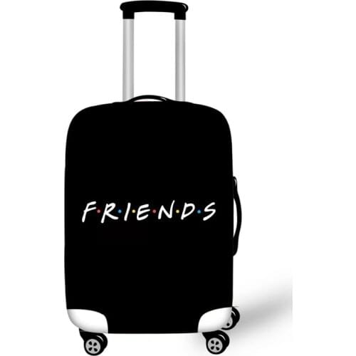 18-32'' Friends Tv Show Elastic Thicken Luggage Suitcase Protective Cover Protect Dust Bag Case Cartoon Travel Cover