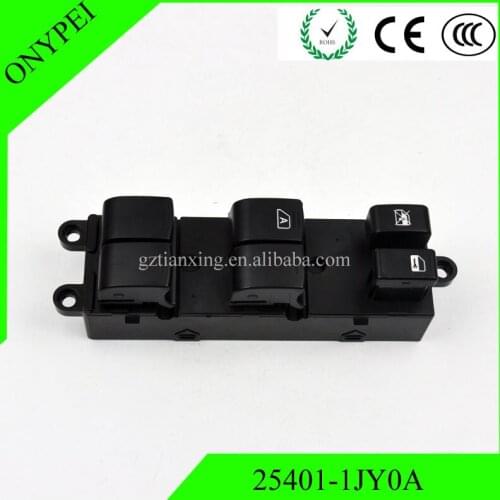 Electric Power Master Window Switch 25401-1JY0A For Nissan Tiida C11 SC11 C11Z 25401 1JY0A 254011JY0A
